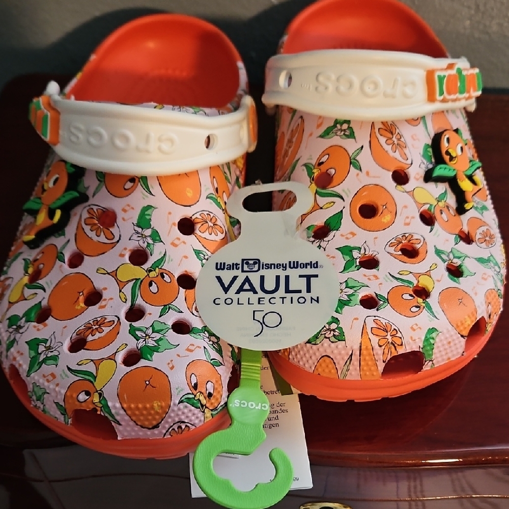 Unisex Disney Orange Bird Sandals with Festive Design From The Vault Collection